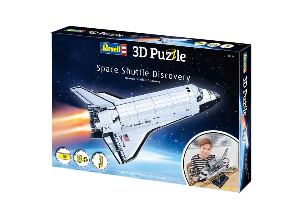NASA 3D Puzzle Navetă Spațială Discovery 49 cm poza produsului
