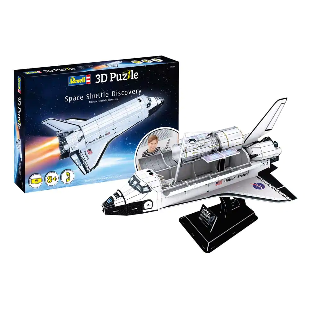NASA 3D Puzzle Navetă Spațială Discovery 49 cm poza produsului