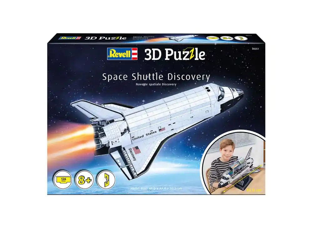 NASA 3D Puzzle Navetă Spațială Discovery 49 cm poza produsului