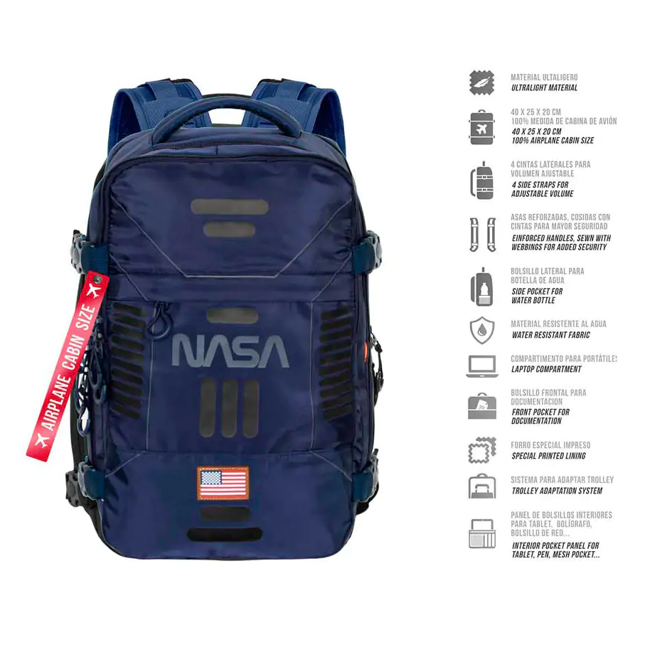 Rucsac NASA Spaceship 40cm poza produsului