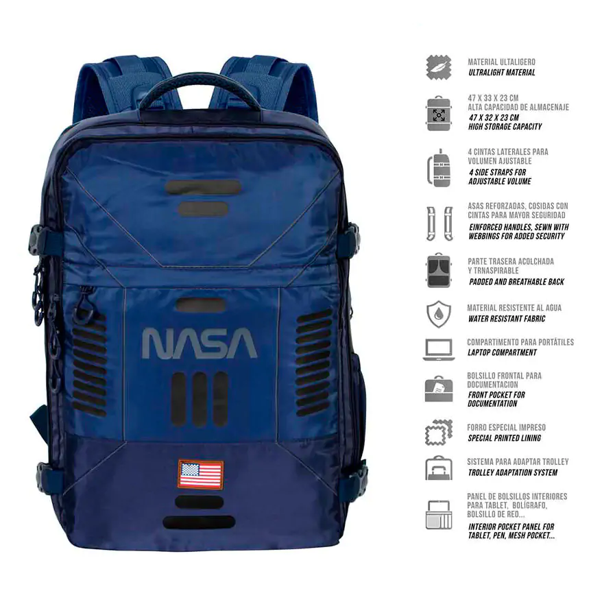 Rucsac NASA Spaceship 49cm poza produsului