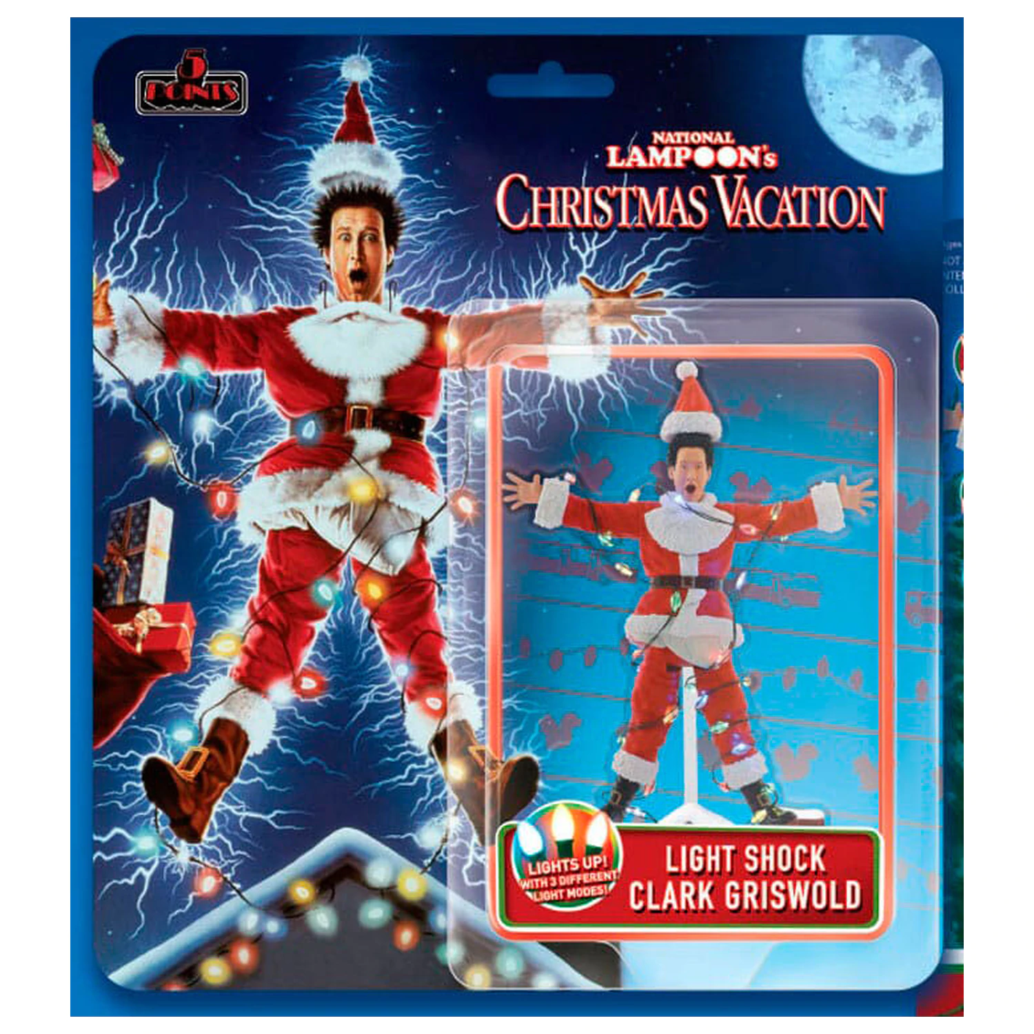 National Lampoon´s Christmas Vacation Clark Griswold Light Shock figura 10cm poza produsului