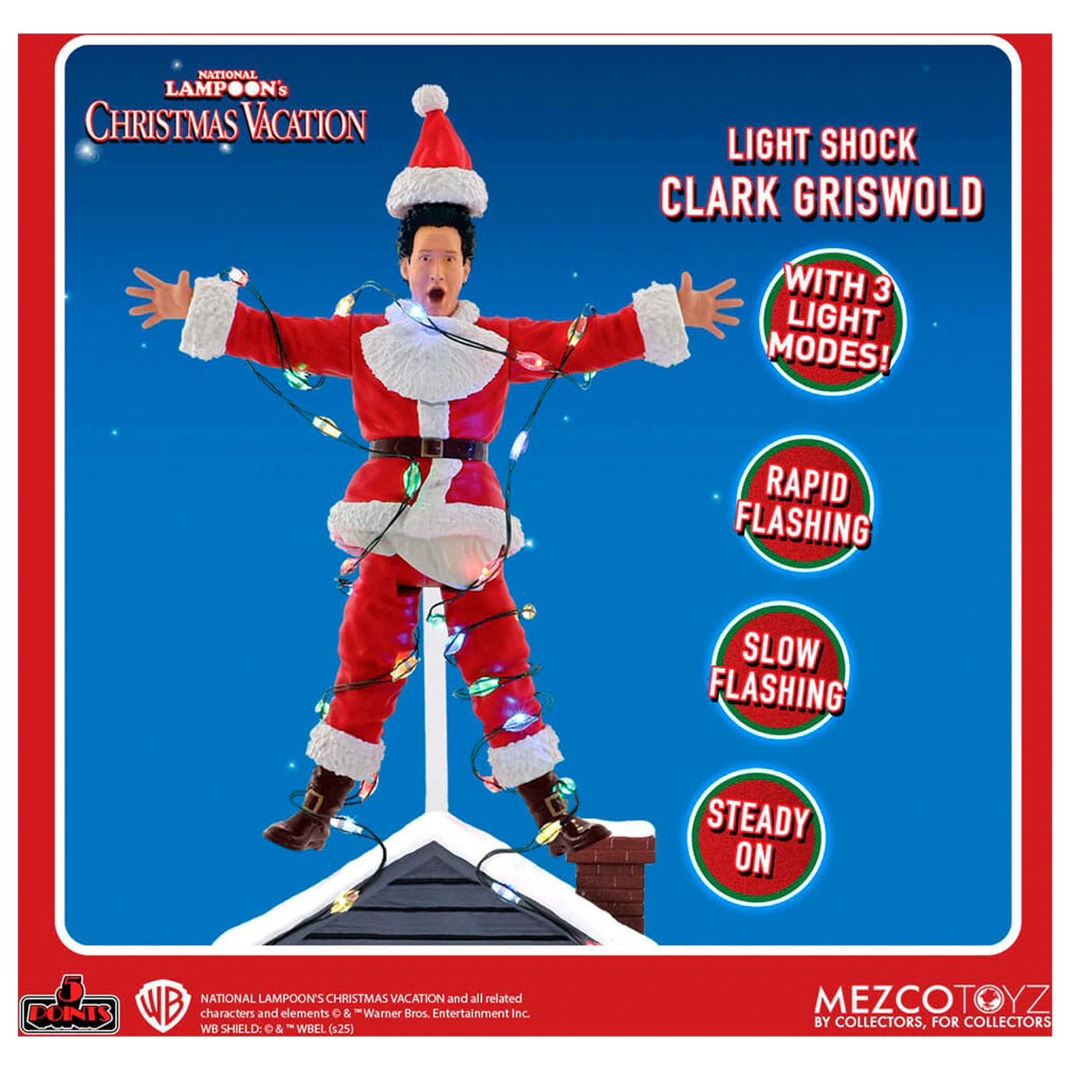National Lampoon´s Christmas Vacation Clark Griswold Light Shock figura 10cm poza produsului