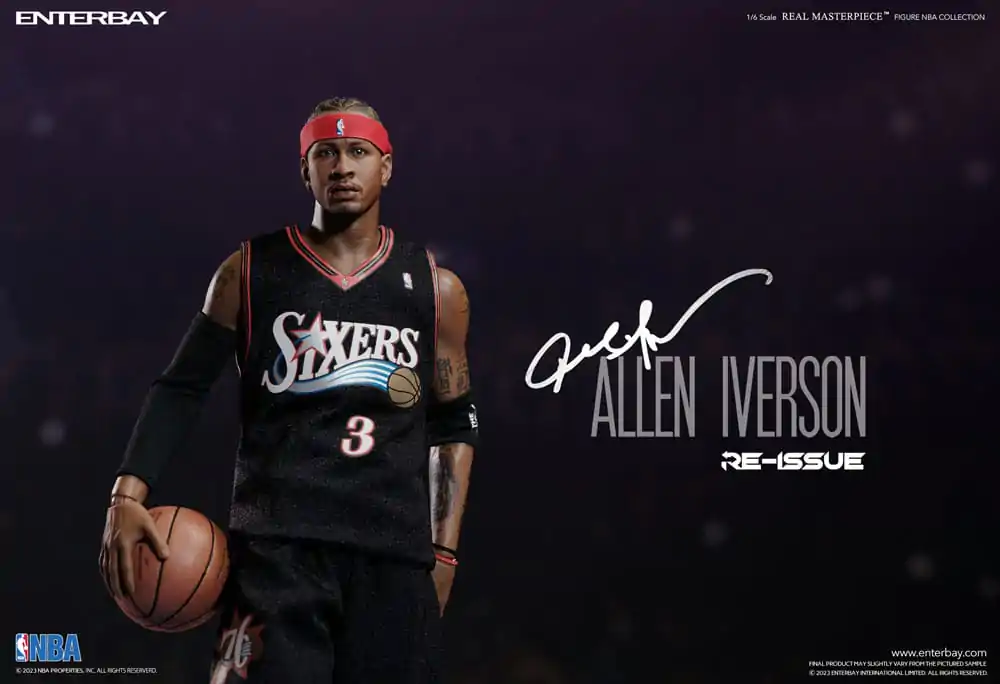 NBA Collection Figurina de acțiune Real Masterpiece 1/6 Allen Iverson Limited Retro Edition 30 cm poza produsului