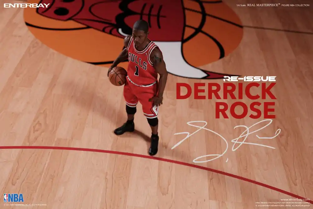 Figurină de acțiune Real Masterpiece 1/6 Derrick Rose Limited Retro Edition 30 cm poza produsului