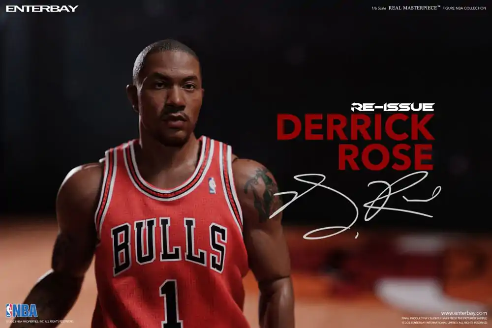 Figurină de acțiune Real Masterpiece 1/6 Derrick Rose Limited Retro Edition 30 cm poza produsului