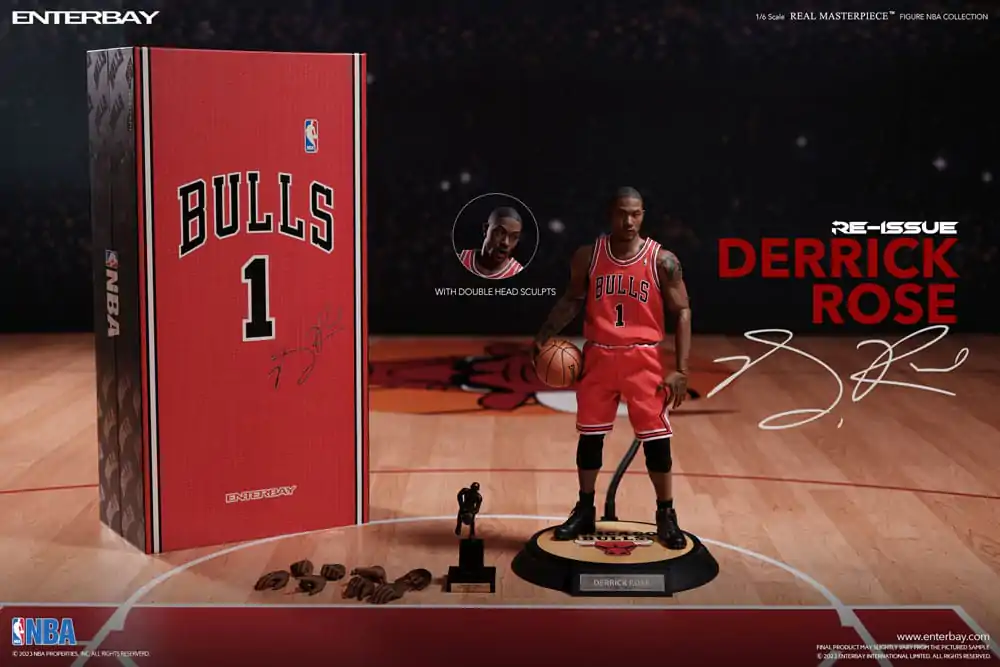 Figurină de acțiune Real Masterpiece 1/6 Derrick Rose Limited Retro Edition 30 cm poza produsului