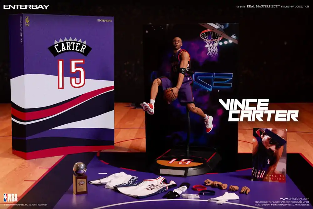 Figurină de acțiune Real Masterpiece Colecția NBA 1/6 Vince Carter Ediție Specială 30 cm poza produsului