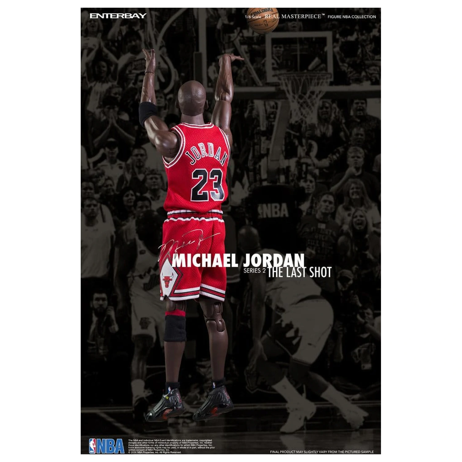 NBA Collection Real Masterpiece figurina de actiune 1/6 Michael Jordan Series 2 (Road Jersey Edition) 33 cm poza produsului