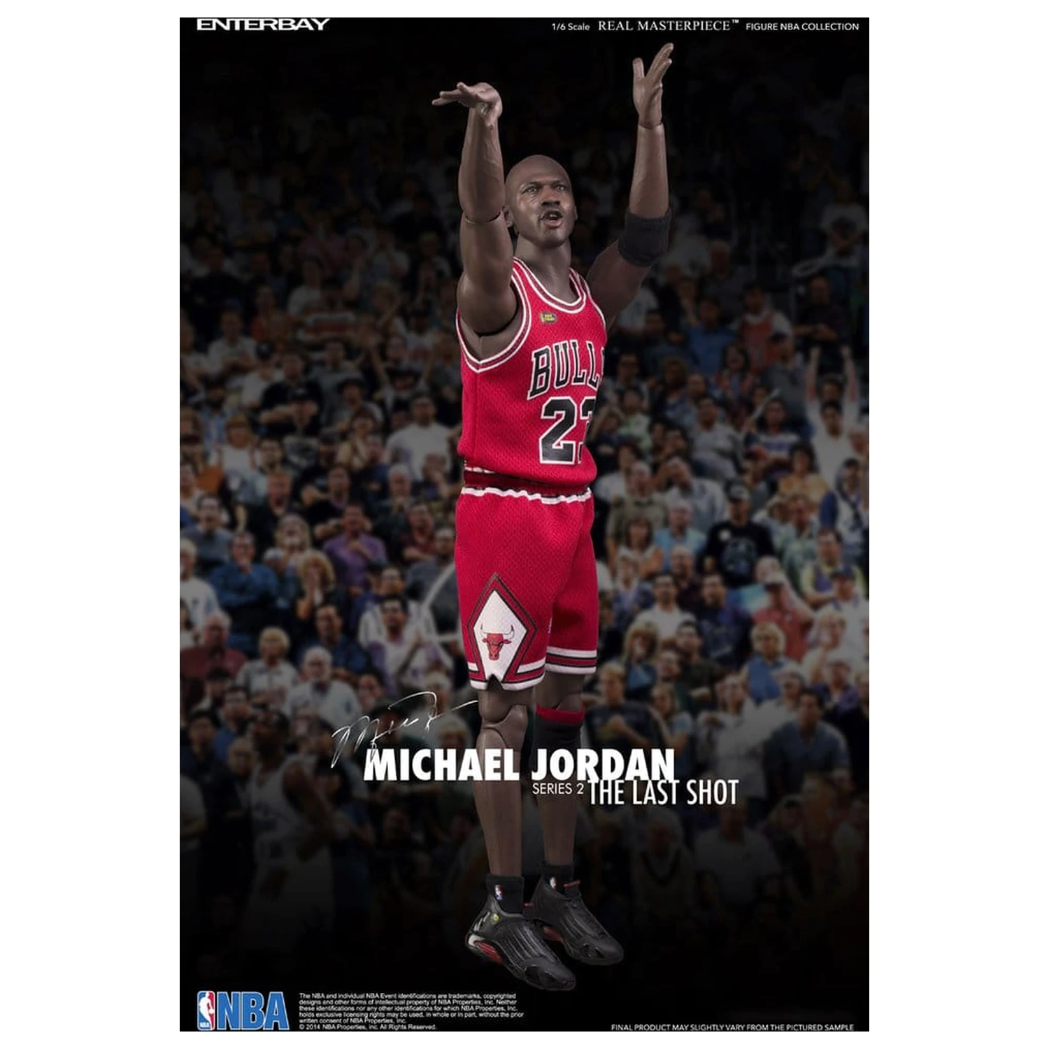 NBA Collection Real Masterpiece figurina de actiune 1/6 Michael Jordan Series 2 (Road Jersey Edition) 33 cm poza produsului