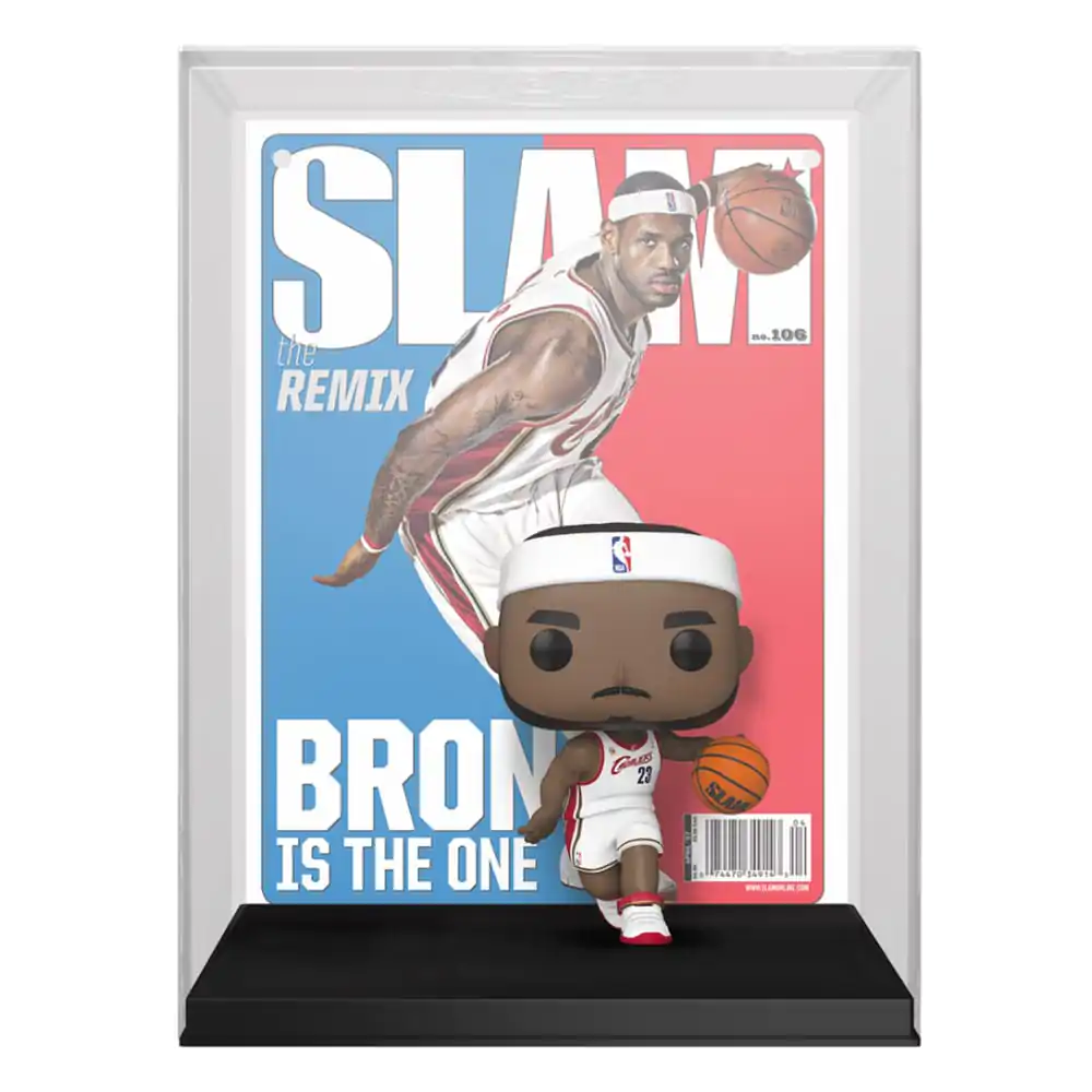 NBA Cover POP! Figurina vinil Baschet LeBron James (SLAM Magazin) 9 cm poza produsului