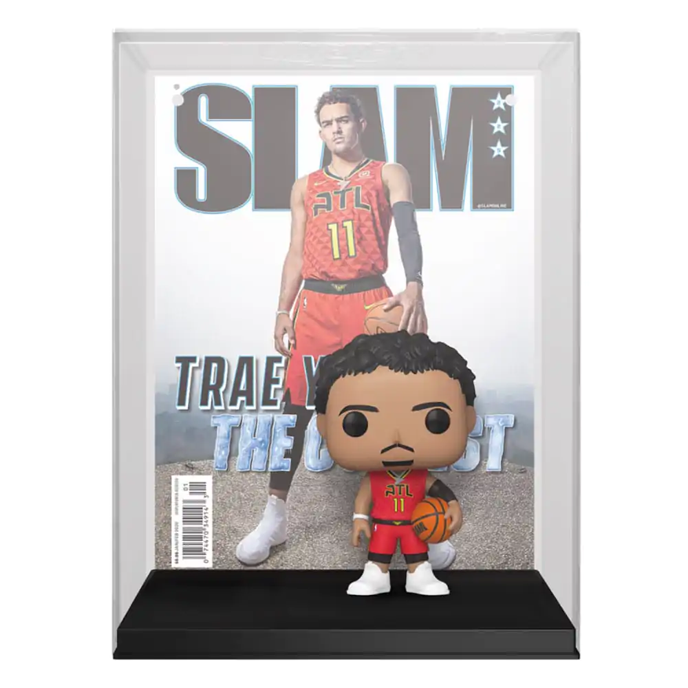 NBA Copertă POP! Figurina vinil baschet Trae Young (SLAM Magazin) 9 cm poza produsului