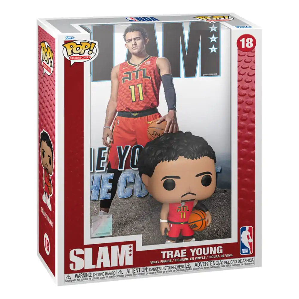 NBA Copertă POP! Figurina vinil baschet Trae Young (SLAM Magazin) 9 cm poza produsului