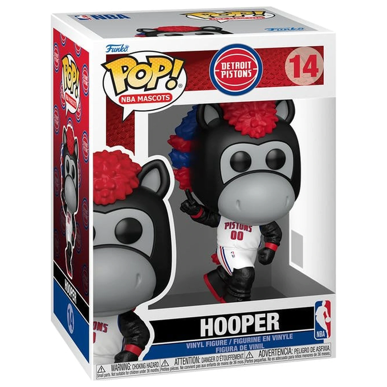 NBA Funko POP! Figurina de Vinil Baschet Mascote: Pistons- Hooper 9 cm poza produsului