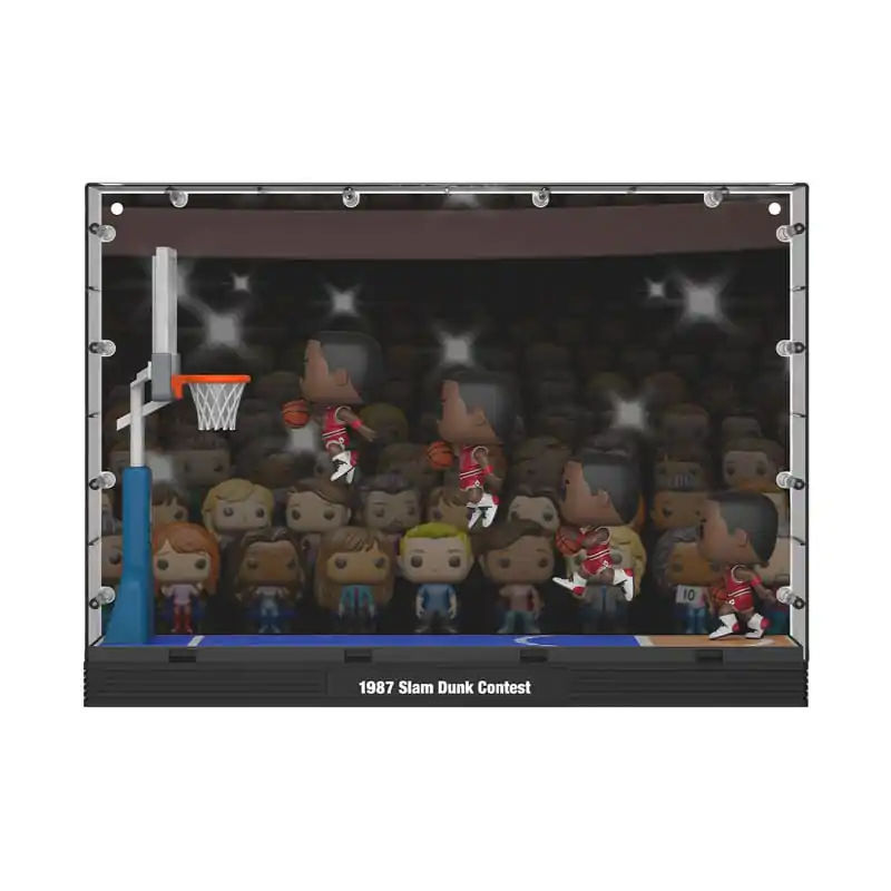 NBA Funko POP Moments Deluxe Figurine de vinil Bulls-MJ ('87 Dunk Contest) 9 cm poza produsului