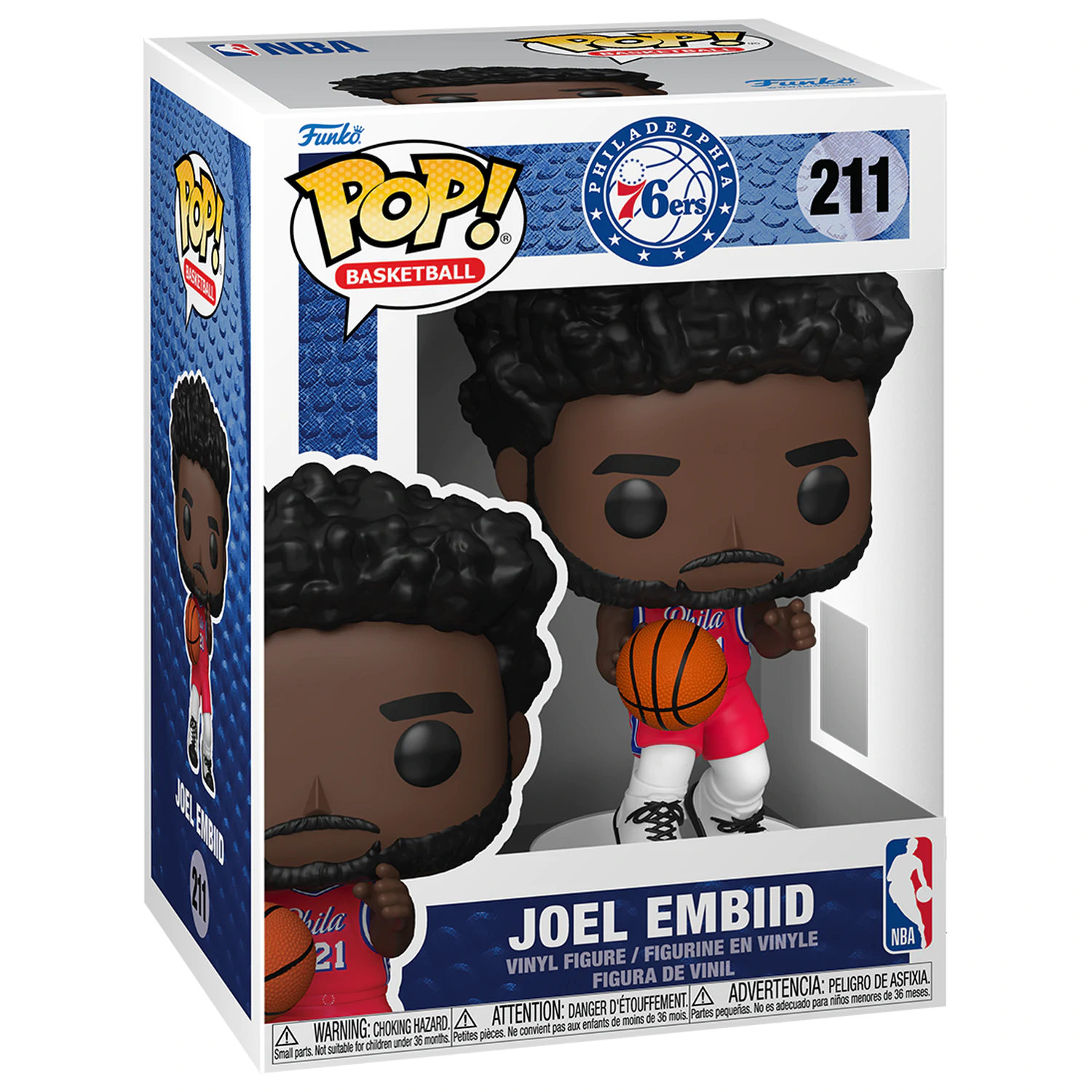 NBA Legends Funko POP! Figurina de vinil Sports 76ers- Joel Embiid 9 cm poza produsului