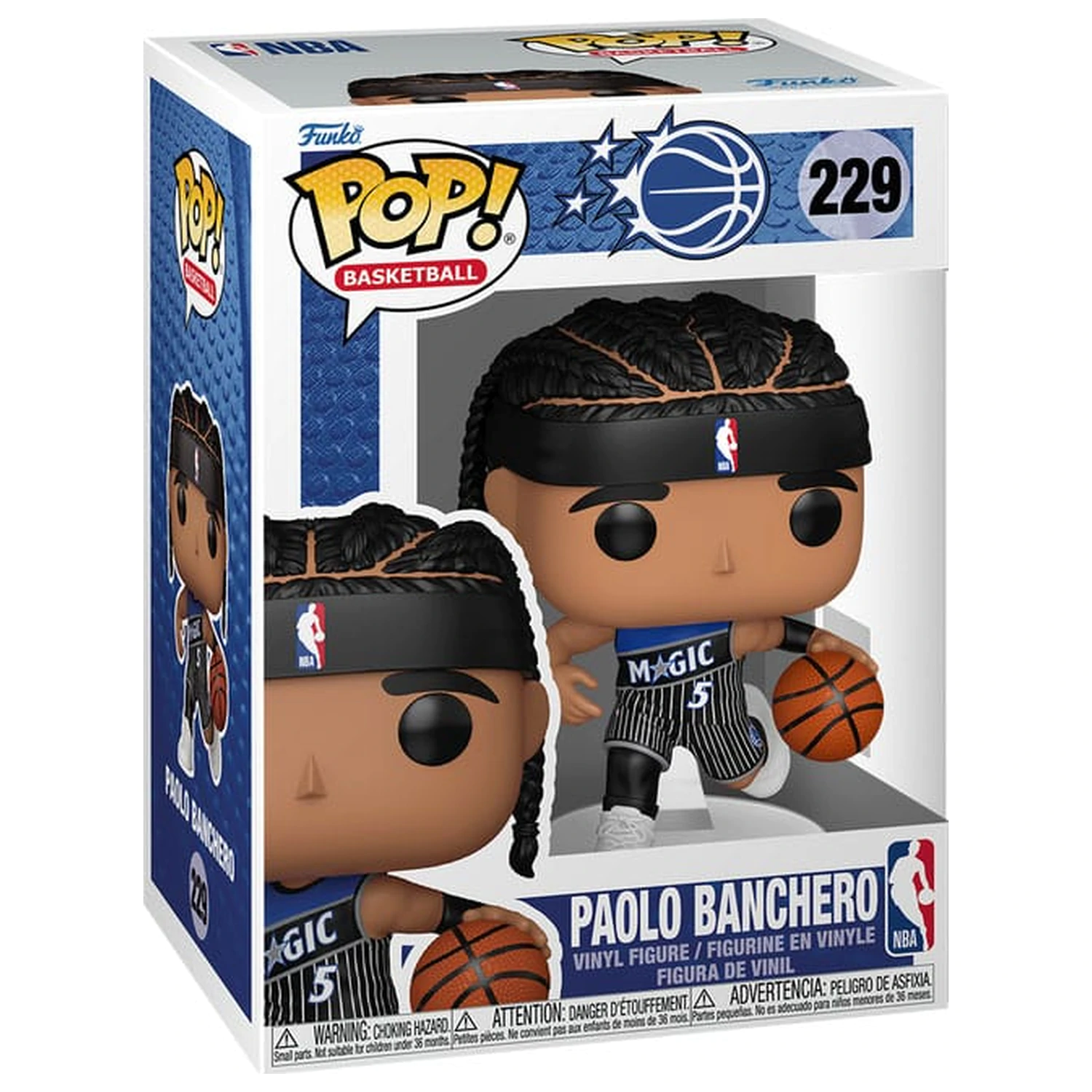 NBA Legends Funko POP! Sports Figurina de vinil Magic- Paolo Banchero (Black) 9 cm poza produsului