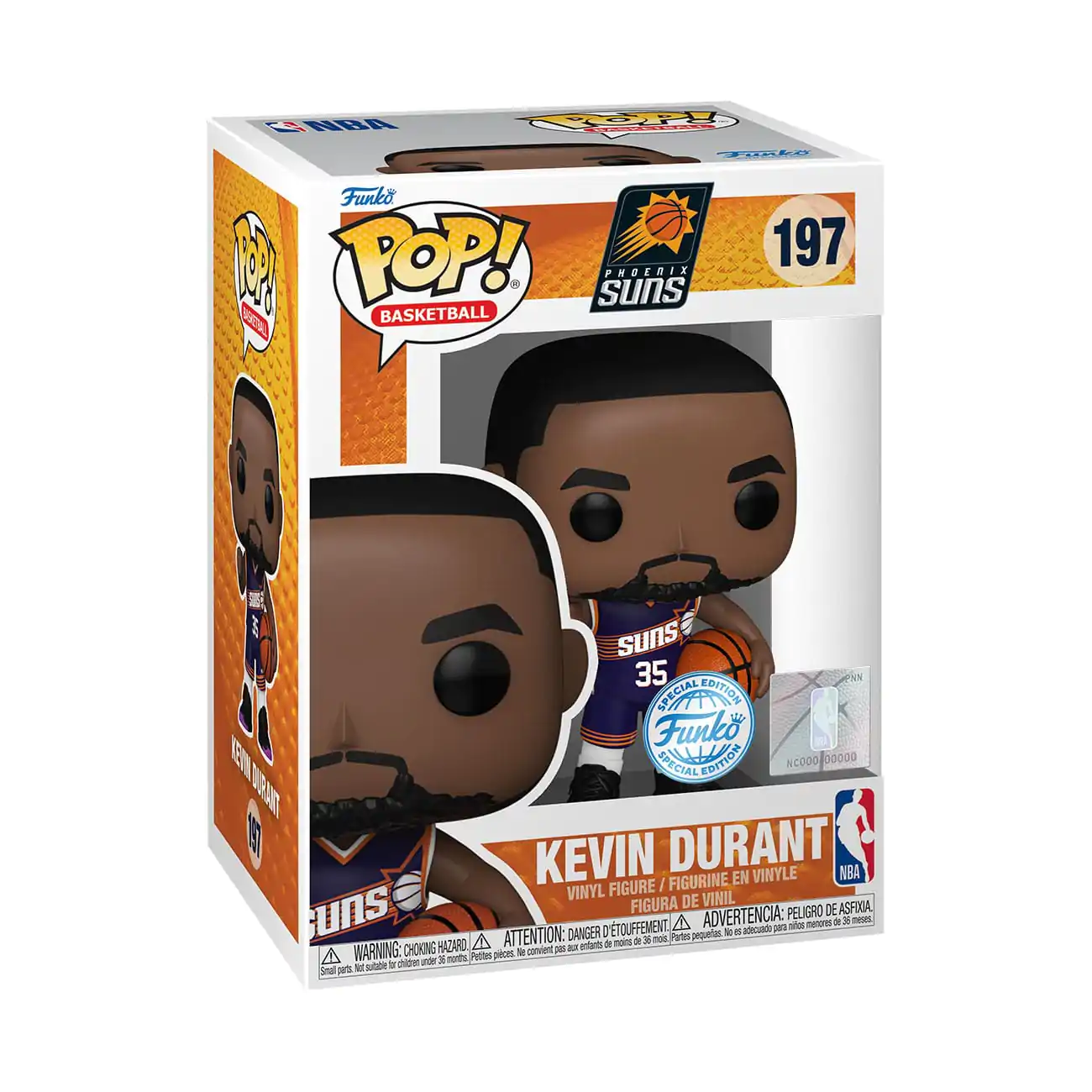 Figurină de vinil sportivă NBA Legends Funko POP! Suns- Kevin Durant (Icon Edition) 9 cm poza produsului