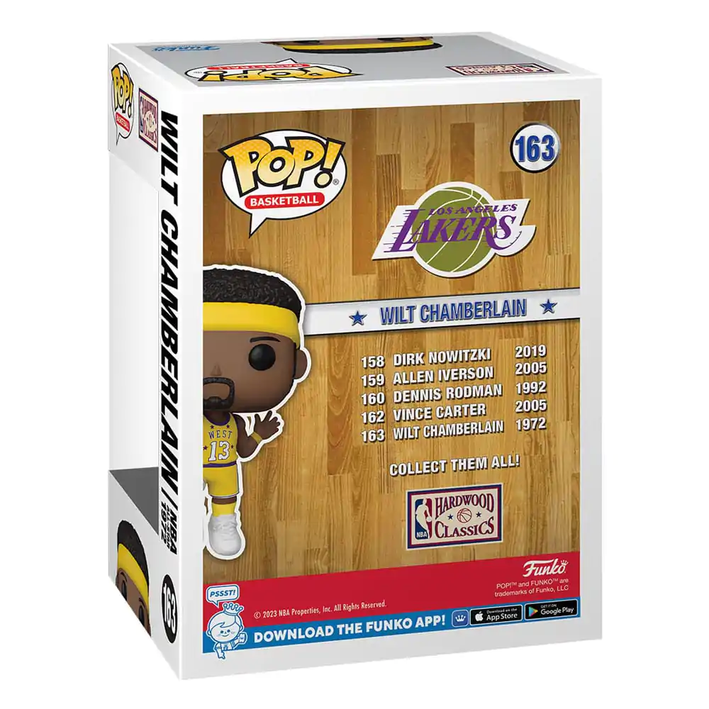 Figurină de vinil sportivă NBA Legends POP! Wilt Chamberlain (1973) 9 cm poza produsului