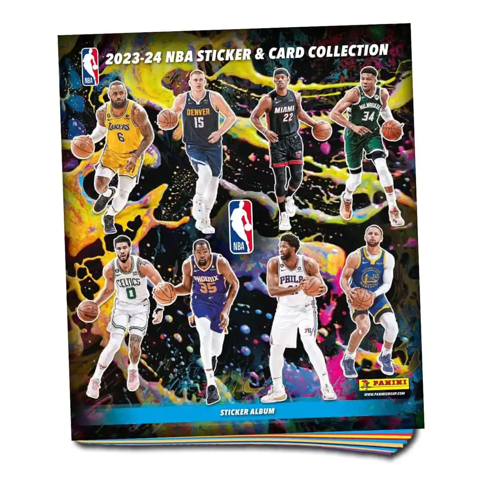 NBA Sticker & Trading Cards Collection 2023-24 Album *Versiunea Germană* poza produsului