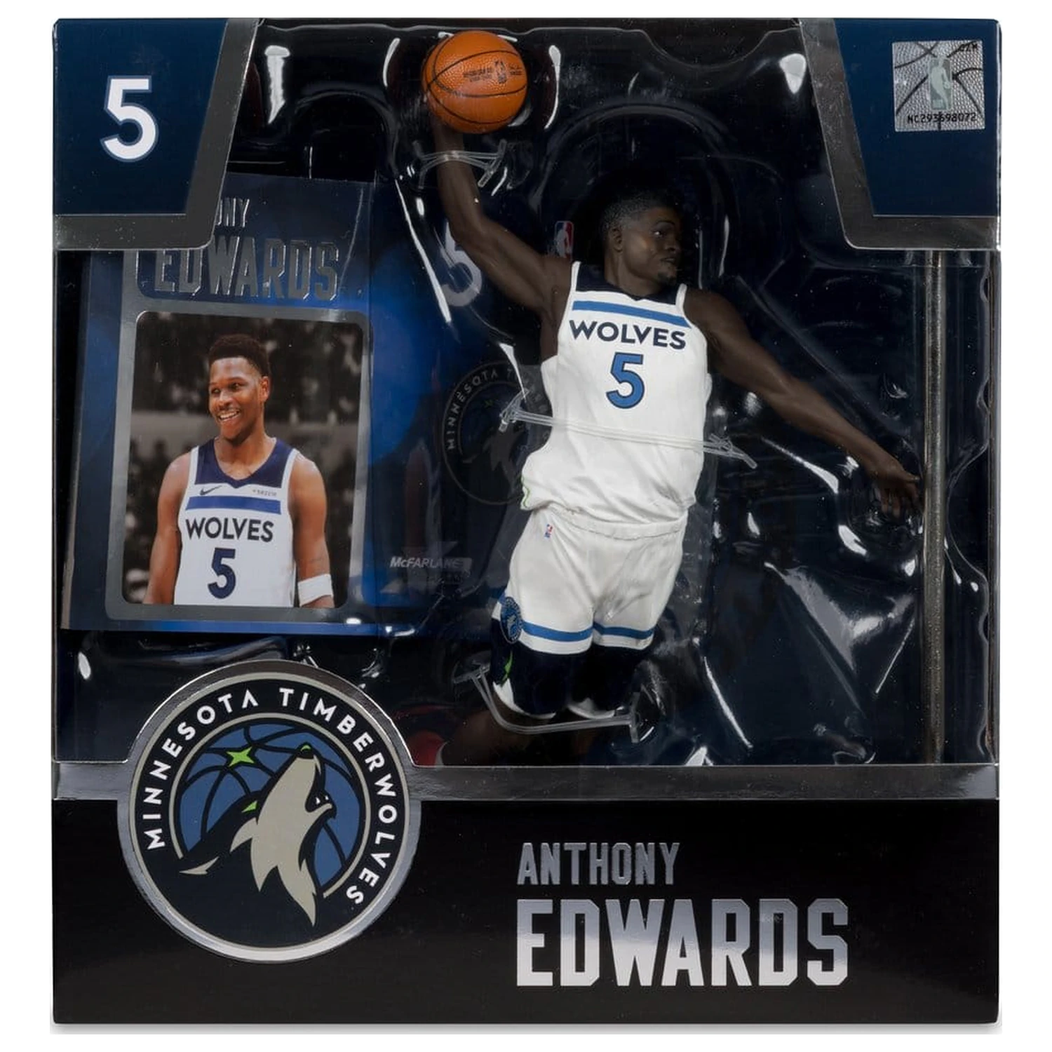 NBA McFarlane's SportsPicks Figura Anthony Edwards (Minnesota Timberwolves) 21 cm poza produsului