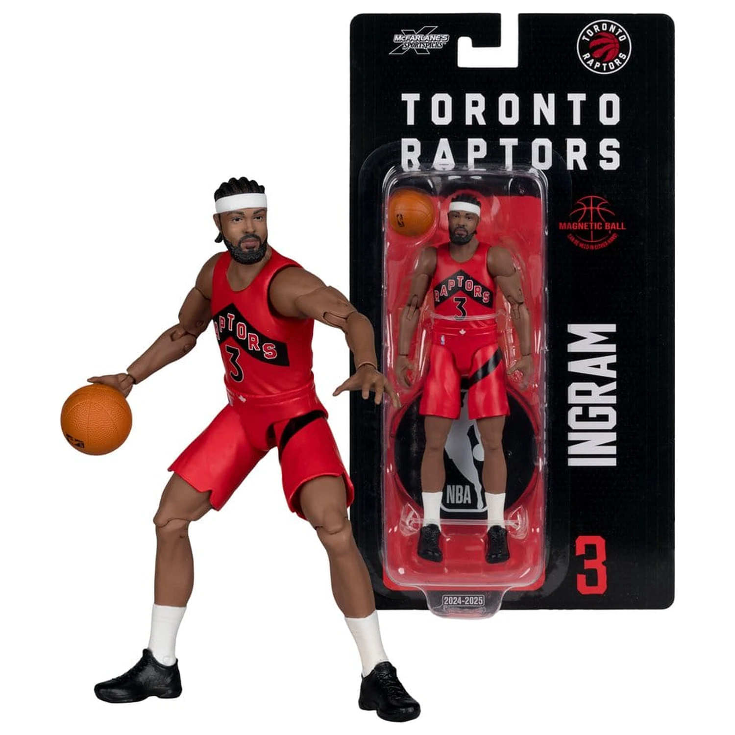 NBA SportsPicks figurina de acțiune Brandon Ingram (Toronto Raptors) 16 cm poza produsului