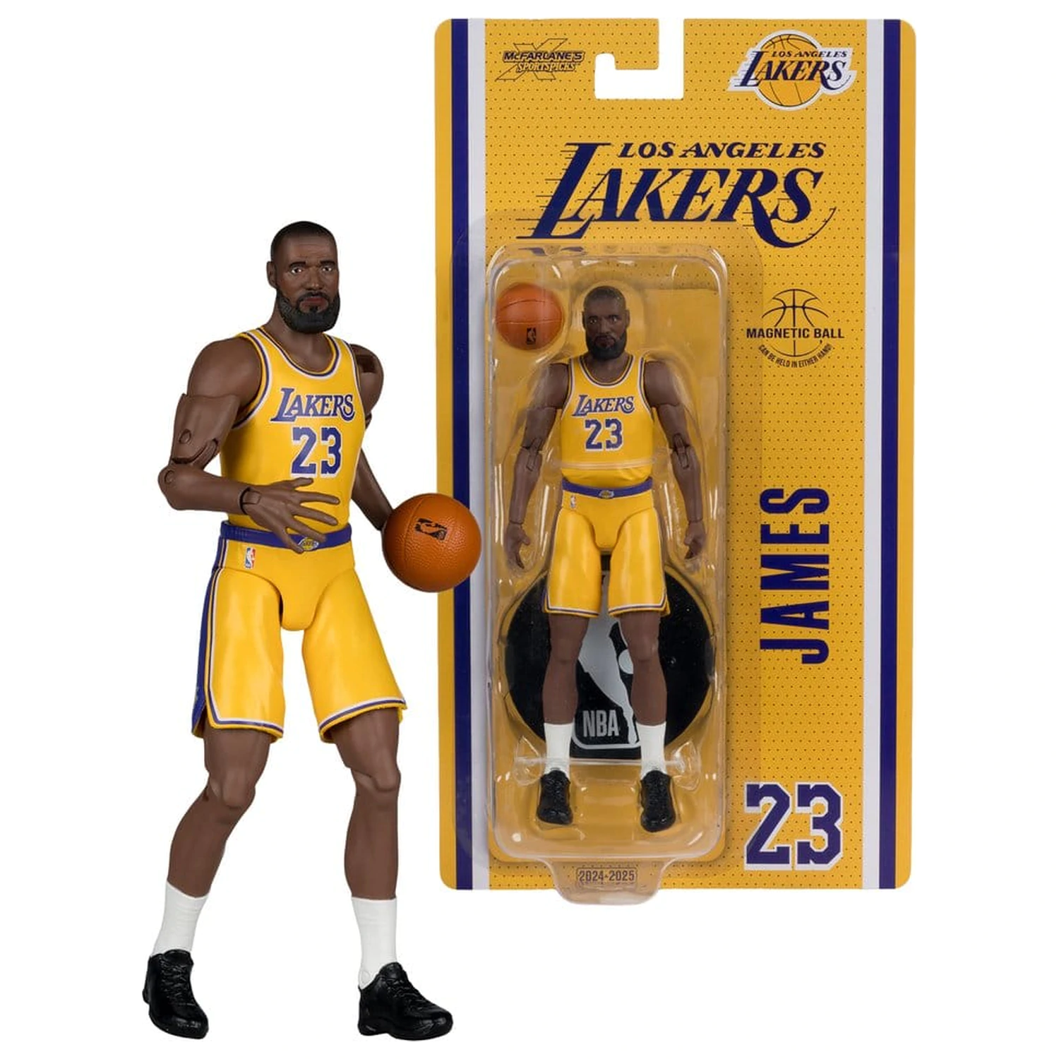 NBA SportsPicks Action Figure Lebron James (Los Angeles Lakers) 16 cm poza produsului