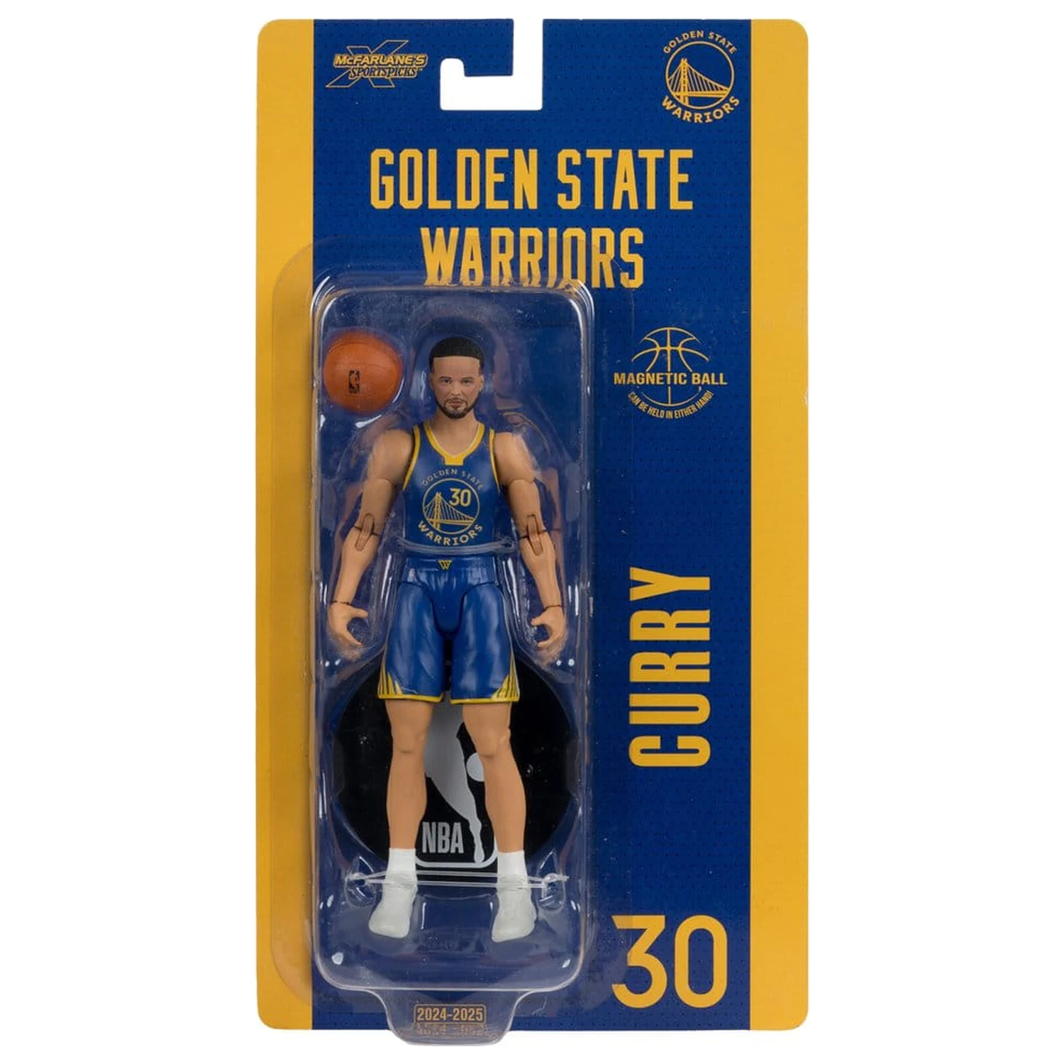 NBA SportsPicks figurina de actiune Stephen Curry (Golden State Warriors) 15 cm poza produsului