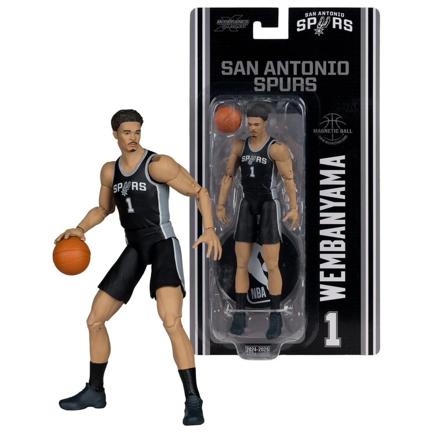 NBA SportsPicks figurina de actiune Victor Wembanyama (San Antonio Spurs) 17 cm poza produsului