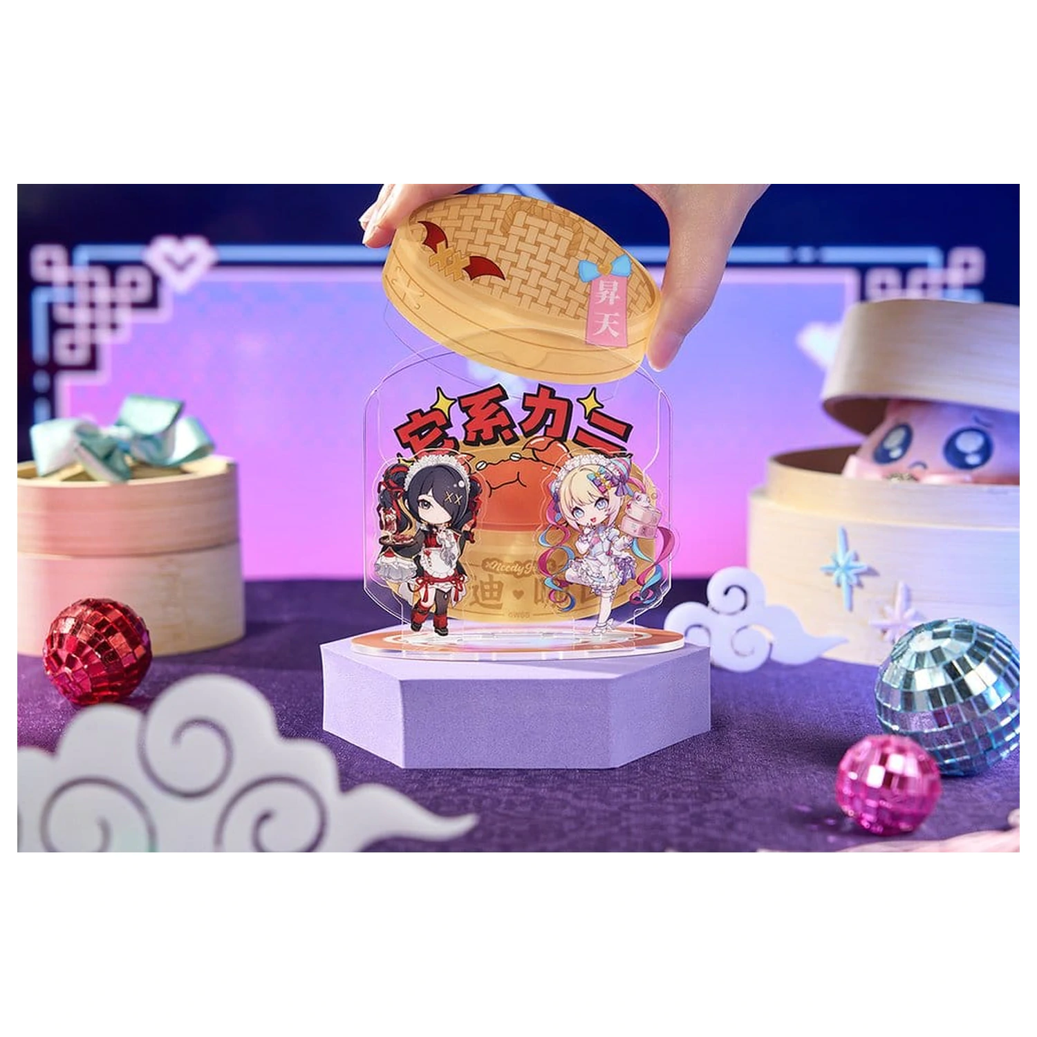 Needy Streamer Overload Needy Streamer Chinese Restaurant Series Diorama acrilic Chibi poza produsului