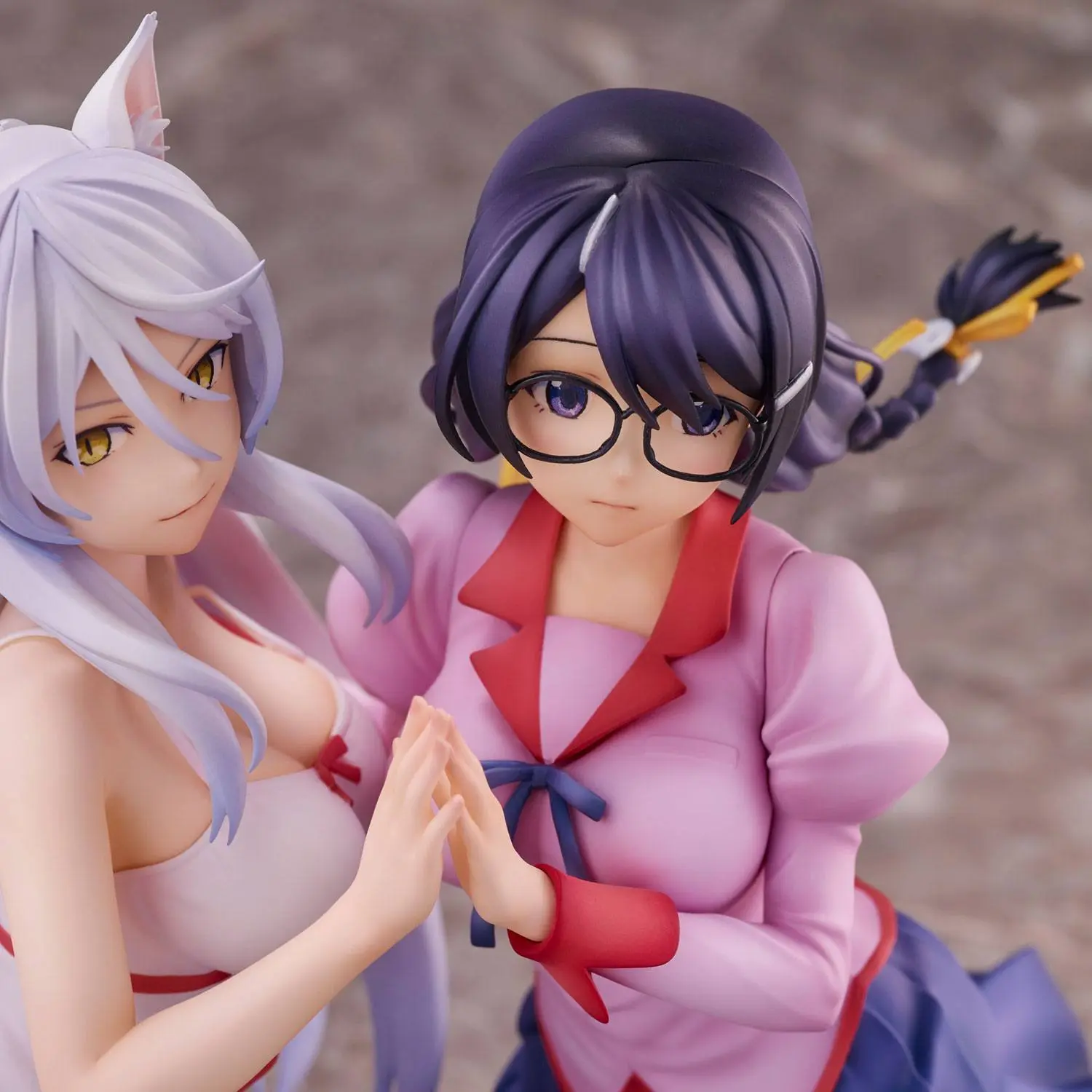 Nekomonogatari Monogatari Series Statui PVC Tsubasa Hanekawa Set (re-run) 19 cm poza produsului