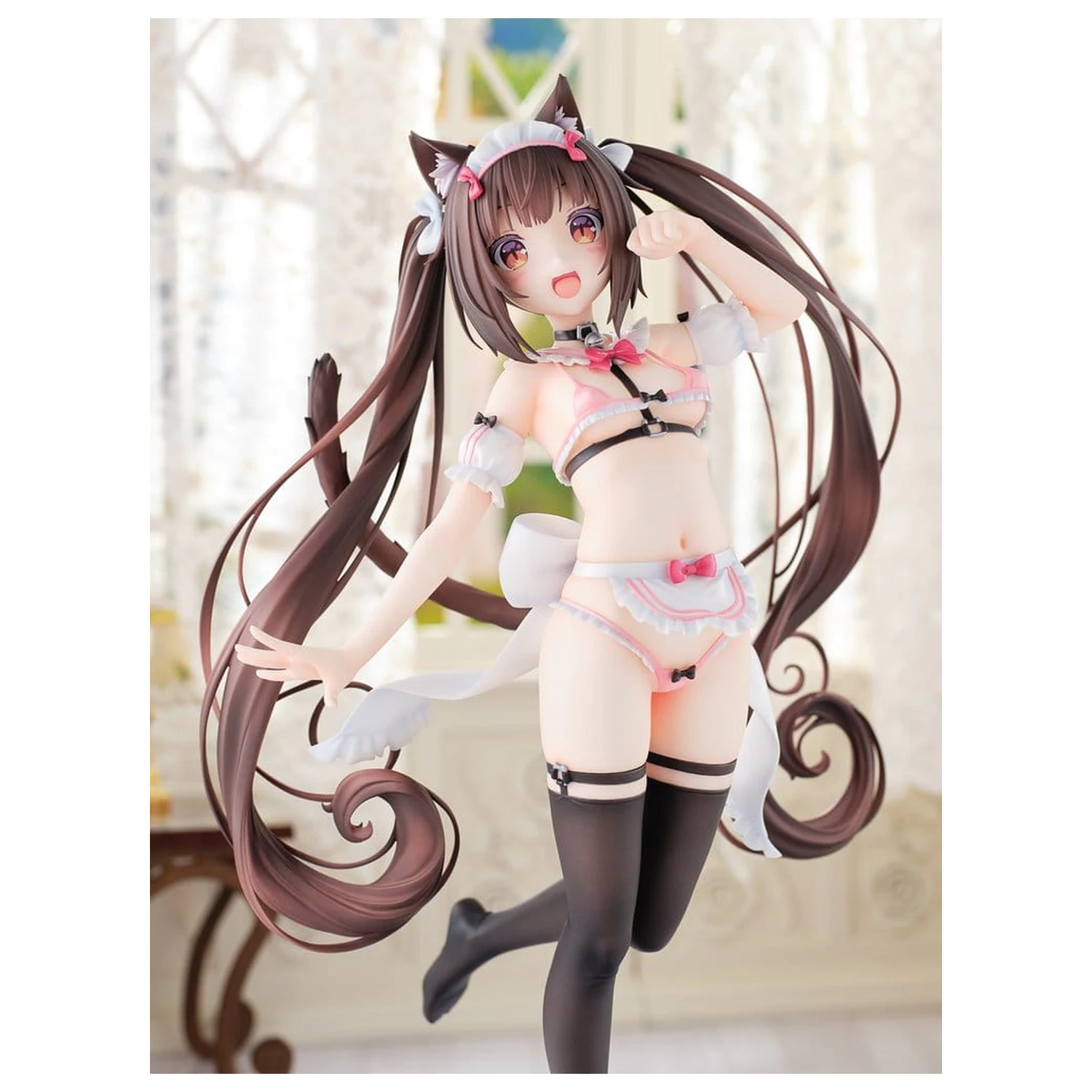Nekopara Figurină PVC 1/5.5 Chocola Micro Bikini Maid -STD Edition- 30 cm poza produsului