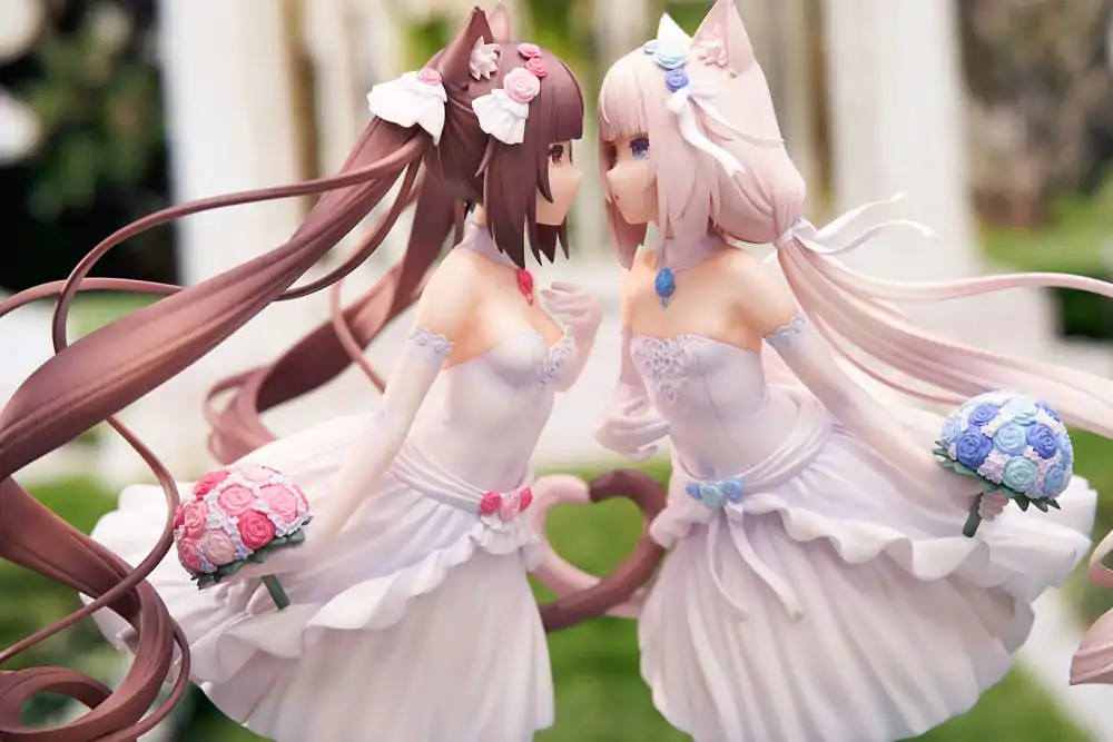 Nekopara Statuie PVC 1/7 Nekopara Chocola & Vanilla Dream of Eden Ver. 23 cm poza produsului