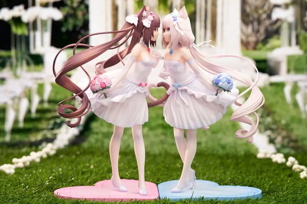 Nekopara Statuie PVC 1/7 Nekopara Chocola & Vanilla Dream of Eden Ver. 23 cm poza produsului