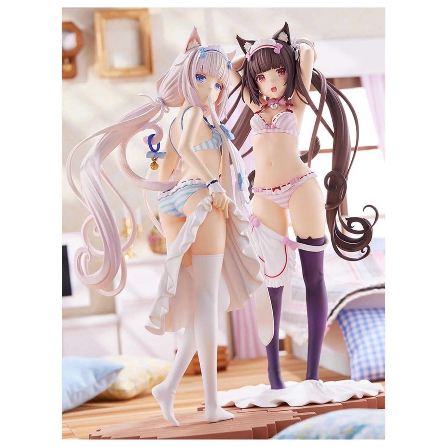 Nekopara Figurina PVC 1/7 Vanilla Dress up time 24 cm poza produsului