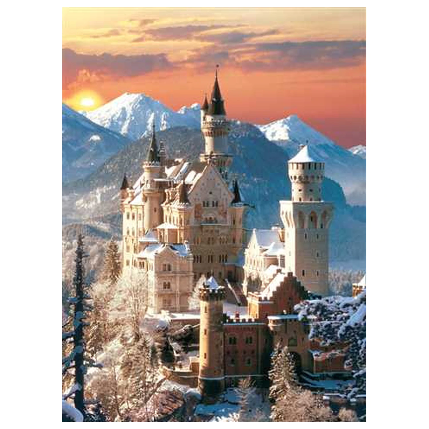 Germany Neuschwanstein puzzle din 1500 de piese poza produsului