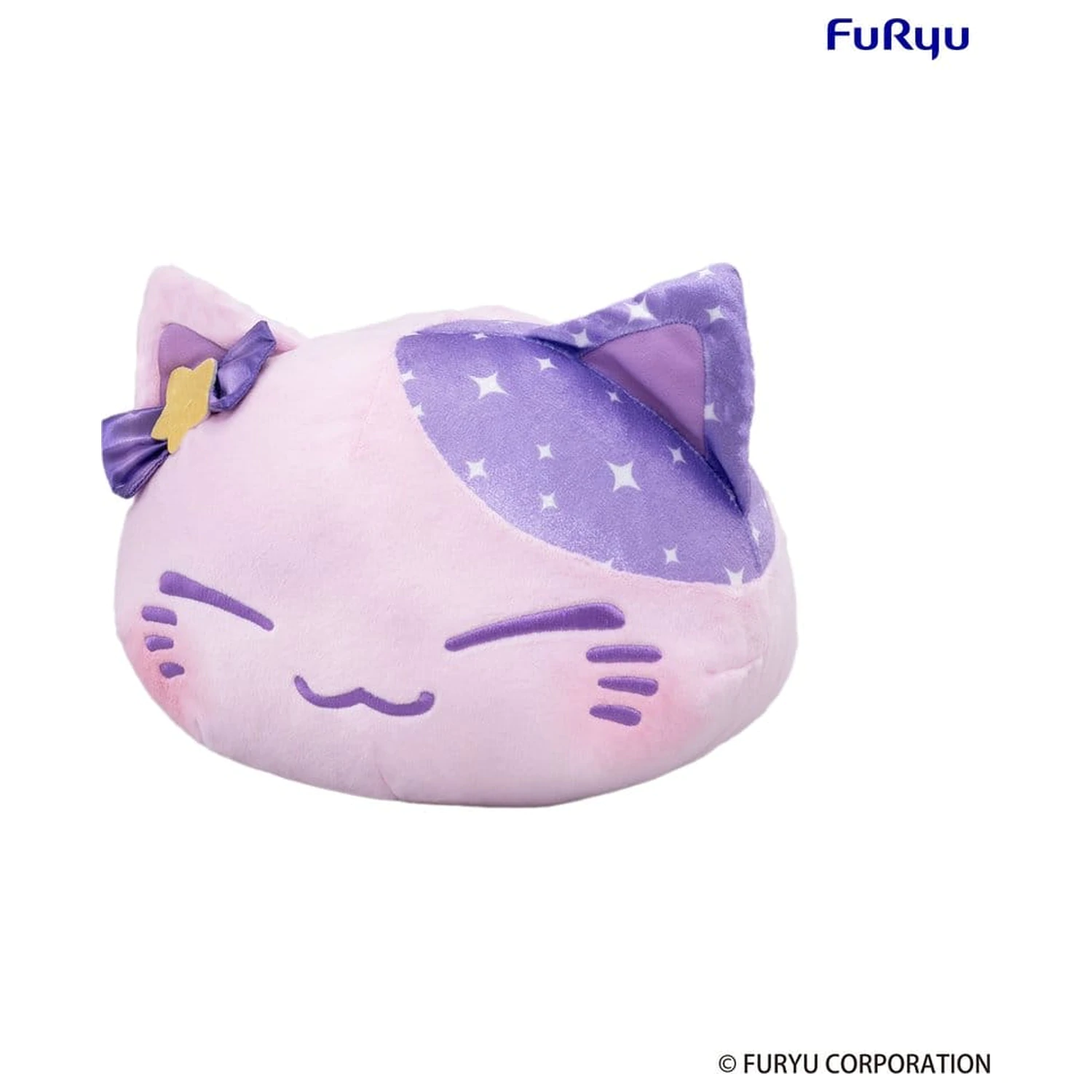 Nemuneko Cat Big Figurina de Pluș Violet 35 cm poza produsului