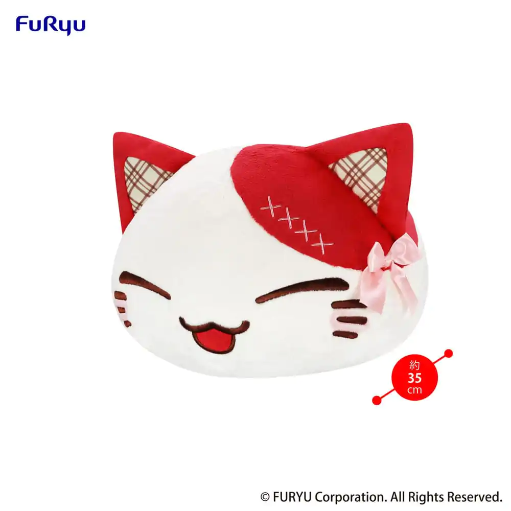 Nemuneko Cat Sweet Mare Plus Figurina Rosu 35 cm poza produsului