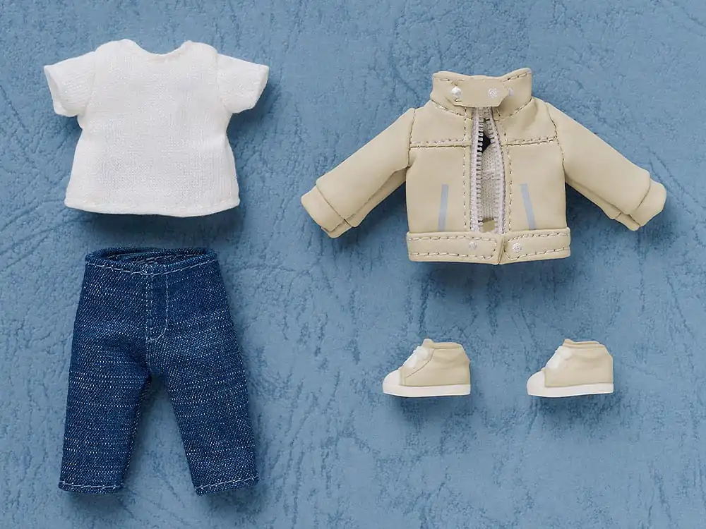 Nendoroid Doll Figures Outfit Set: Jacheta din piele (Ivory) poza produsului