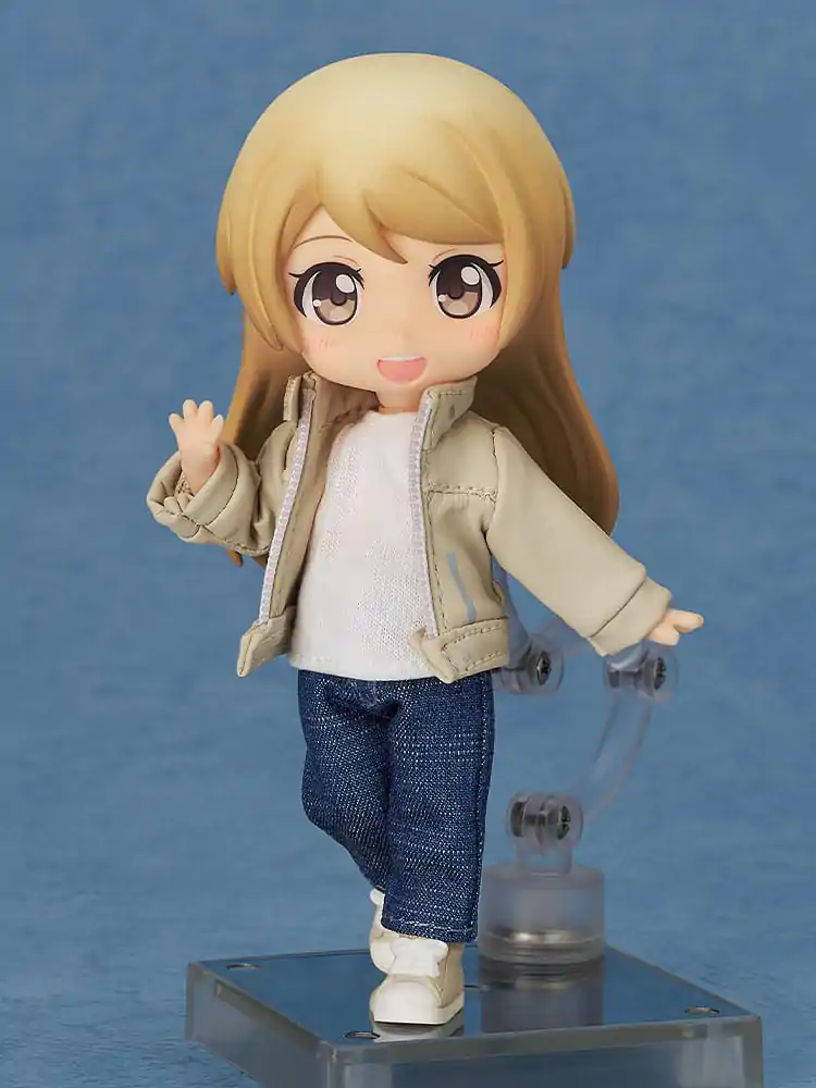 Nendoroid Doll Figures Outfit Set: Jacheta din piele (Ivory) poza produsului