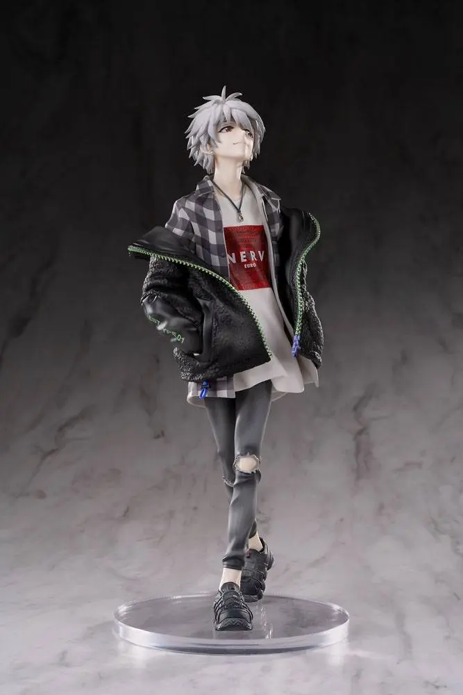 Statuie PVC 1/7 Kaworu Nagisa Ver. Radio Eva Part 2 Original Color 25 cm poza produsului