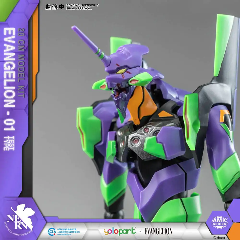 Neon Genesis Evangelion AMK Series Kit Model din Plastic Eva-01 20 cm poza produsului