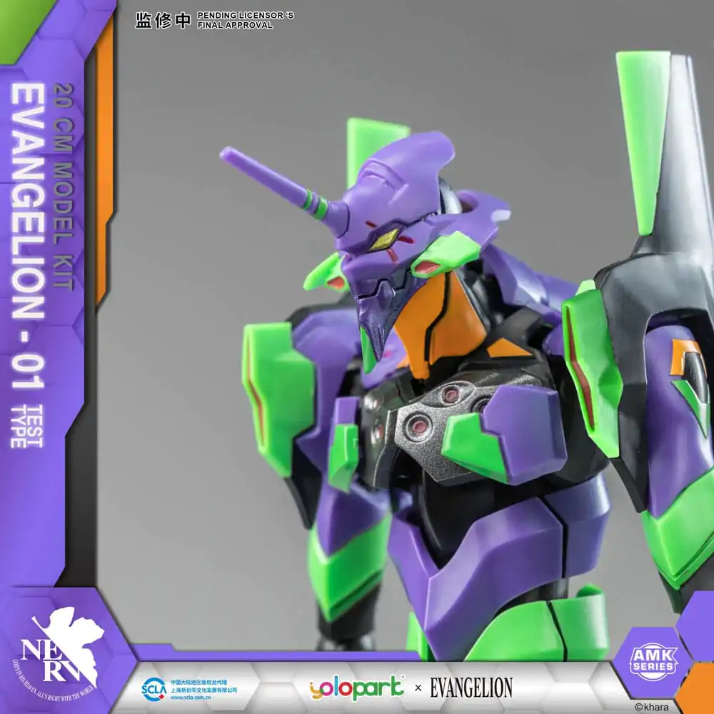 Neon Genesis Evangelion AMK Series Kit Model din Plastic Eva-01 20 cm poza produsului