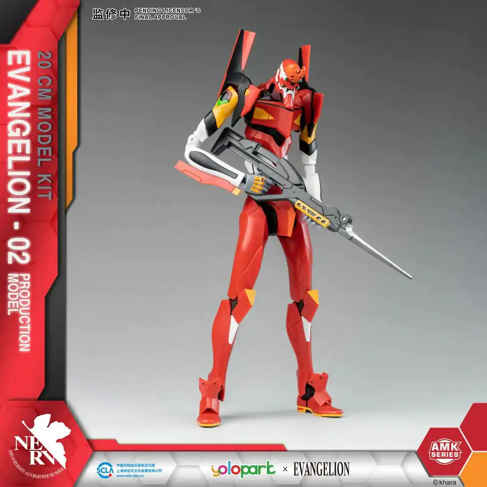 Neon Genesis Evangelion AMK Series Kit Model Plastic Eva-02 20 cm poza produsului