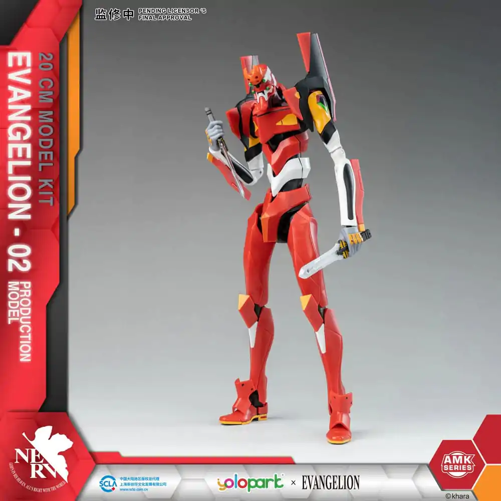 Neon Genesis Evangelion AMK Series Kit Model Plastic Eva-02 20 cm poza produsului