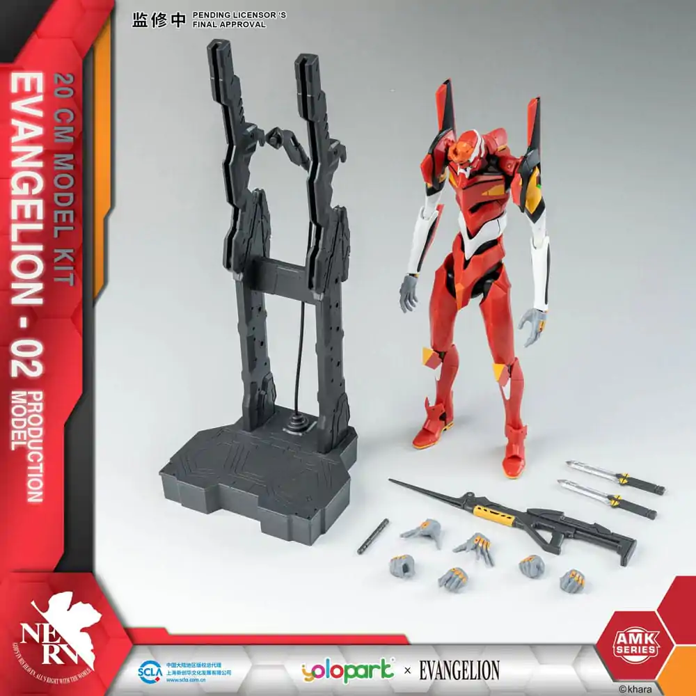 Neon Genesis Evangelion AMK Series Kit Model Plastic Eva-02 20 cm poza produsului