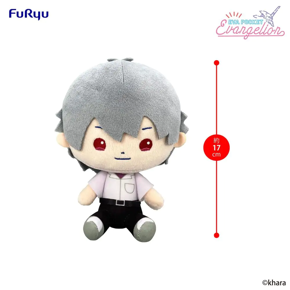 Jucărie de pluș Neon Genesis Evangelion Kaworu Nagisa 17cm poza produsului