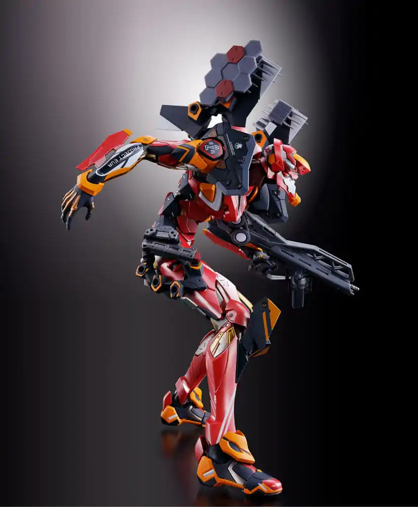 Neon Genesis Evangelion Metal Build Figurina de actiune Eva Production Model-02 30th with the Spear of Cassius 22 cm poza produsului
