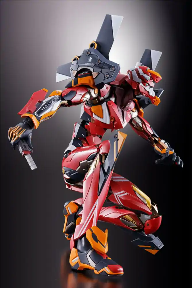 Neon Genesis Evangelion Metal Build Figurina de actiune Eva Production Model-02 30th with the Spear of Cassius 22 cm poza produsului