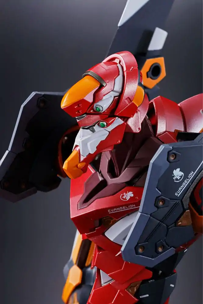 Neon Genesis Evangelion Metal Build Figurina de actiune Eva Production Model-02 30th with the Spear of Cassius 22 cm poza produsului